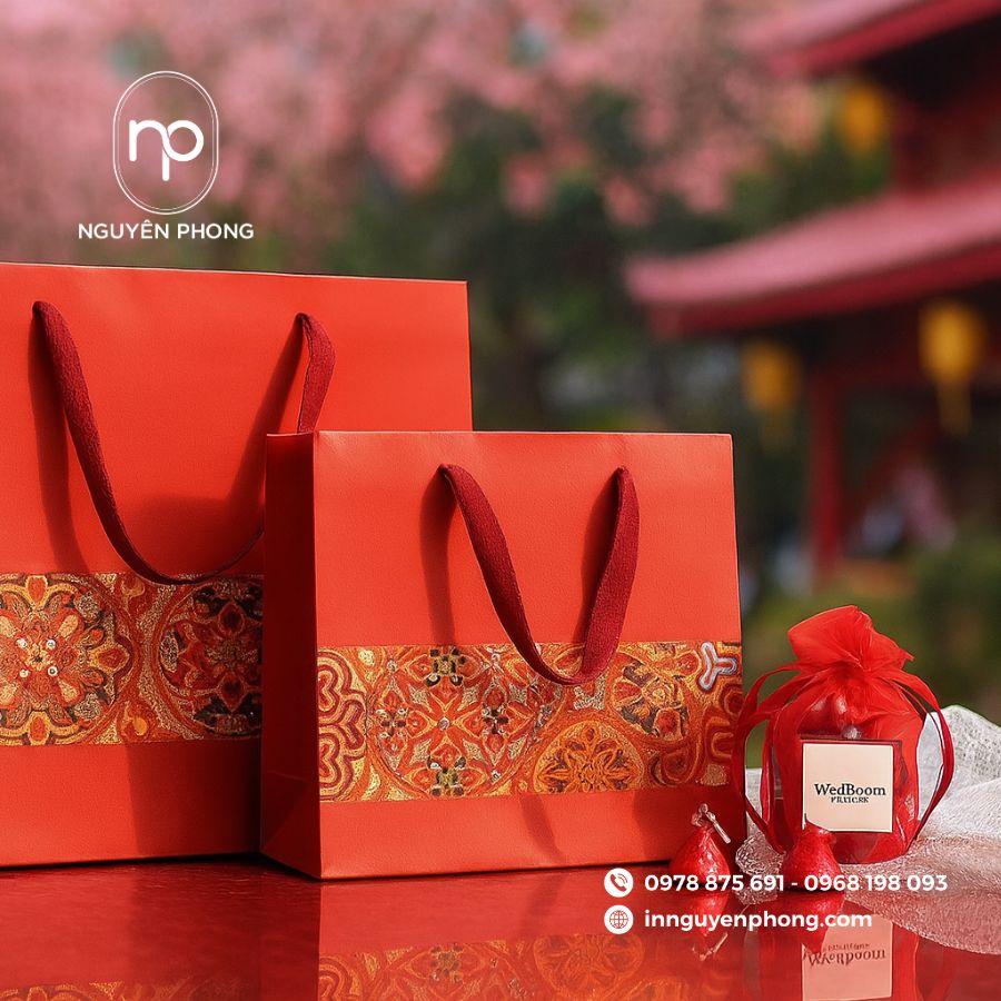 In túi giấy đựng quà tết tại TPHCM giá rẻ
